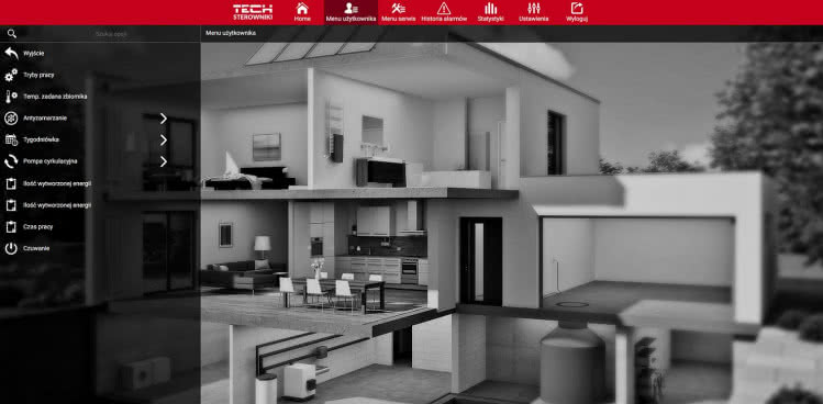 Przyjazny interface ułatwia sterowanie